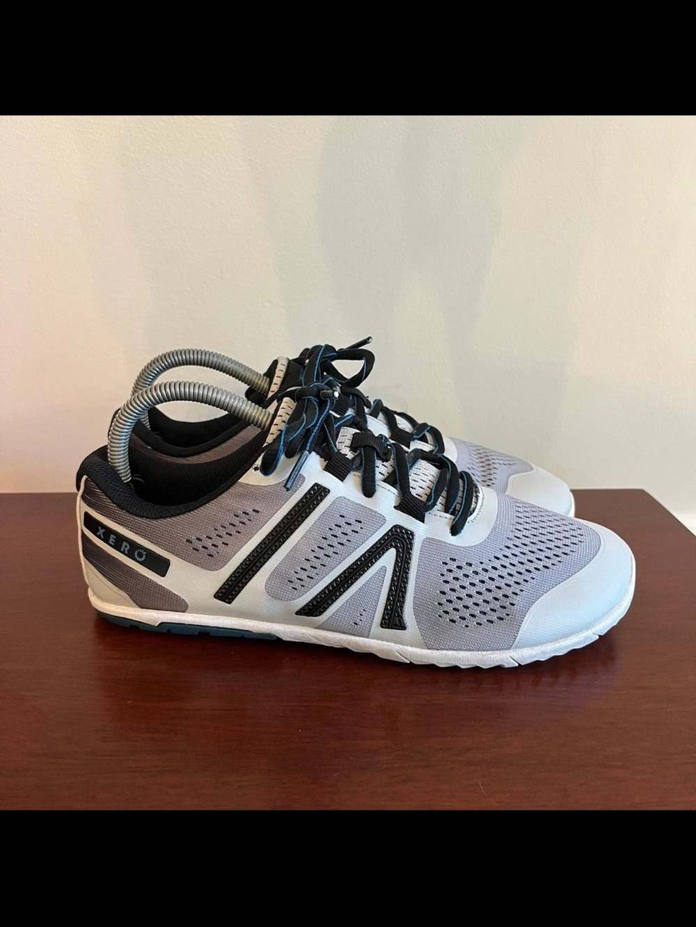 Xero Shoes HFS Barefoot Minimalist Zero Drop Athletic Grey Blue